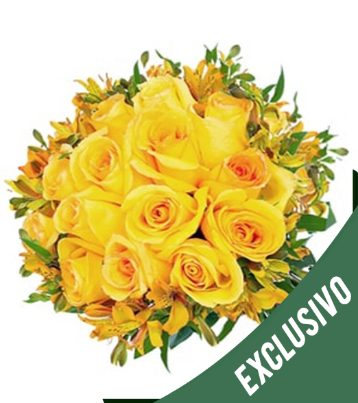 Ramo en 20 Rosas y Astromelias